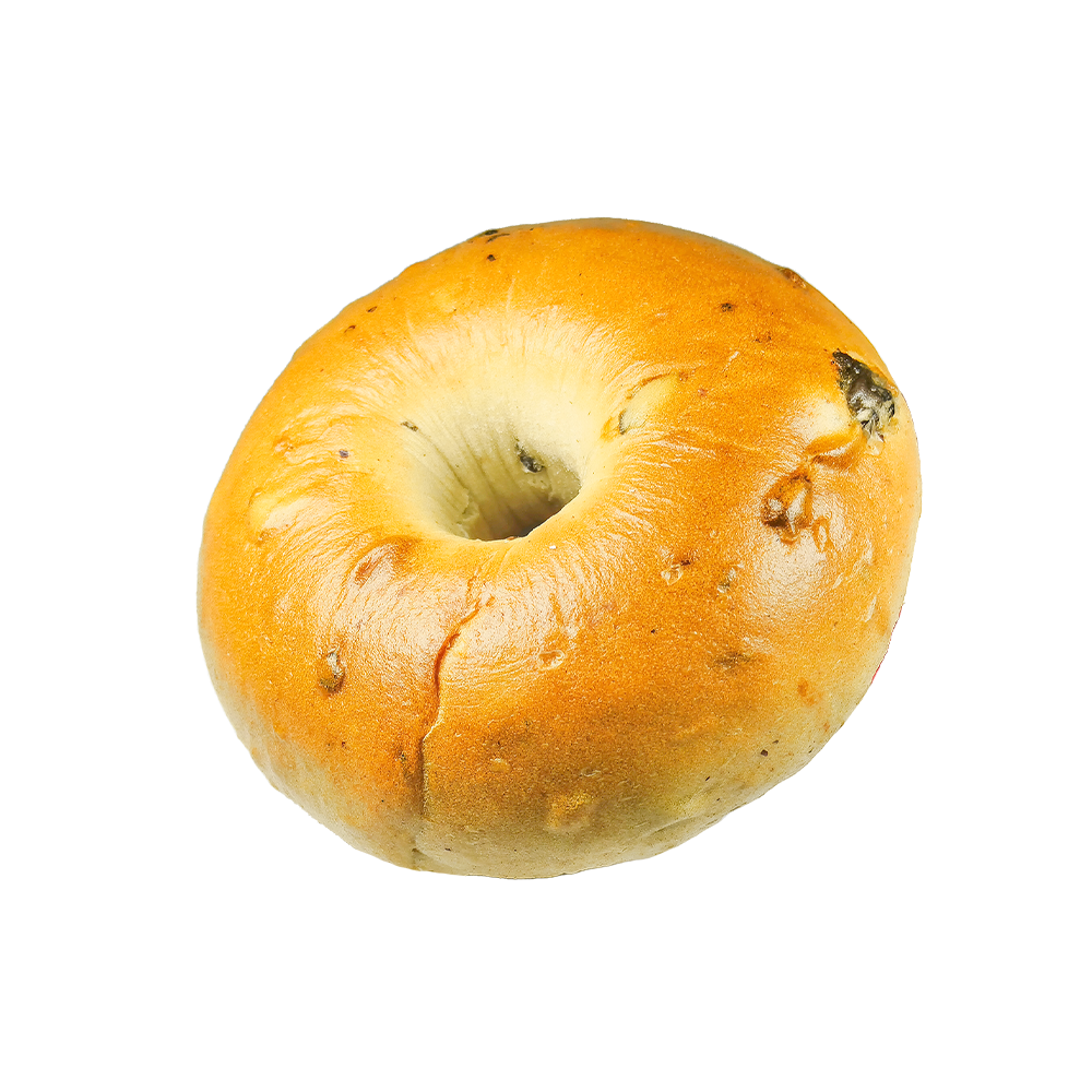 Bagel aux raisins et à la cannelle naturellement sucré